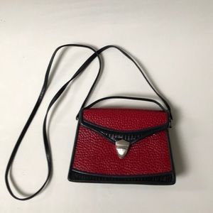 Red Leather Artisan Purse